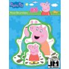 JIRI MODELS Samolepky pěnové set 3ks wall decor Peppa Pig