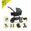 Akční set TFK Mono2 combi pushchair - air wheel olive   2024