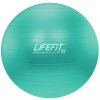 Míč gymnastický Lifefit Anti-Burst tyrkysový 65cm balon rehabilitační do 200kg