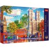 TREFL PUZZLE PREMIUM Čas na čaj Pohled na Londýn 69x48cm 1000 dílků