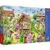 TREFL PUZZLE PREMIUM Čas na čaj Hmyzí hotel 69x48cm 1000 dílků