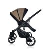 Kombinovaný kočárek Firkon Vesta č.51 melange písková /černá rukojeť 2026  + rukávník zdarma