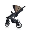 Kombinovaný kočárek Firkon Vesta č.51 melange písková /černá rukojeť 2026  + rukávník zdarma
