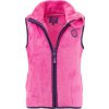 vesta dívčí chlupatá se stojáčkem, Pidilidi, PD1140-03, růžová 2024 (Velikost 86/92, SizeAge 18-24m)