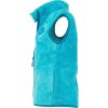 vesta dětská chlupatá se stojáčkem, Pidilidi, PD1140-15, tyrkysová 2024 (Velikost 86/92, SizeAge 18-24m)