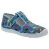 Dětské papuče Barefoot 5102464 modrý Dino 2026