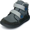 Dětské celoroční barefoot boty Bugga NUVA Dark Grey B00198-09 (Velikost 25)