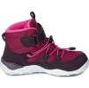 dětské zimní barefootové boty s membránou BUGGA CHRIS Burgundy B00190-16 (Velikost 27)