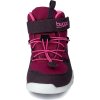 dětské zimní barefootové boty s membránou BUGGA CHRIS Burgundy B00190-16 (Velikost 27)