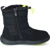 Dětské zimní barefoot boty s membránou Bugga  RUBA Black B00197-10 (Velikost 25)