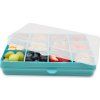 Snackle Box krabička na svačinu 1368 ml - modrozelená