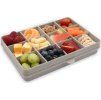 Snackle Box krabička na svačinu 1368 ml - šedá