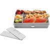 Snackle Box krabička na svačinu 1368 ml - šedá
