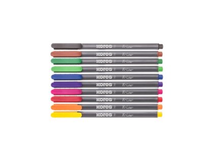 10410 popisovac liner 0 4mm kores 12barev