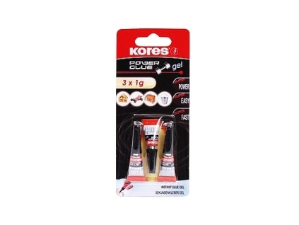 10671 lepidlo vterinove 3 x 1g kores power glue