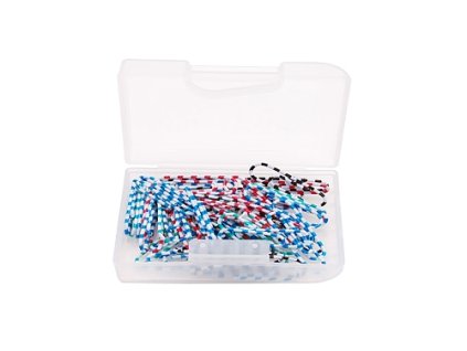 10947 spony kancelarske 30mm zebra 50ks