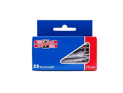 10959 spony kancelarske 75mm 25ks