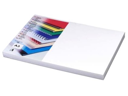 11199 desky pro krouzkovou vazbu a3 chromo bile