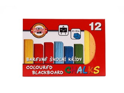 12033 kridy skolni barevne 12ks