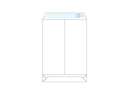 12633 postovni obalka b4 s krizovym dnem samolepici