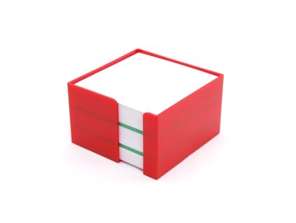 13134 krabicka na poznamkove papiry vcetne naplne mala