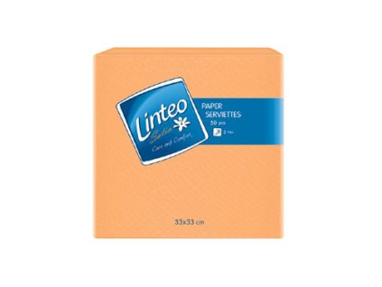 14349 ubrousky linteo satin 33cm x 33cm barevne 100 ks