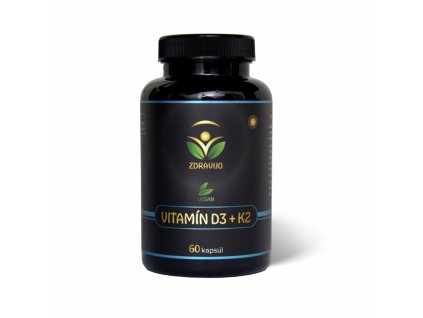Vitamín D3+K2 ZDRAVIJO Silné kosti a podpora imunity