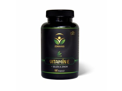 Vitamín E so selénom a zinkom ZDRAVIJO Ochrana buniek a rovnováha minerálov