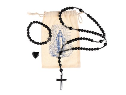 Set troch milostí – matný čierny obsidián