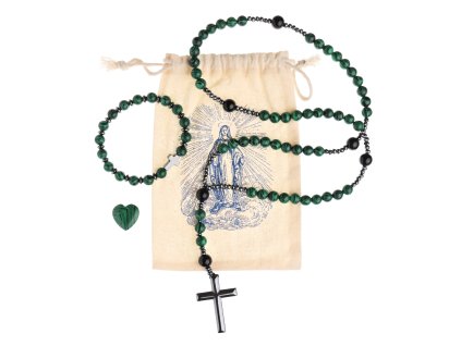 Set troch milostí – zelený malachit