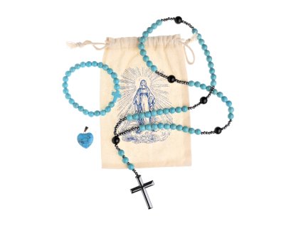 Set troch milostí – svetlomodrý tyrkys