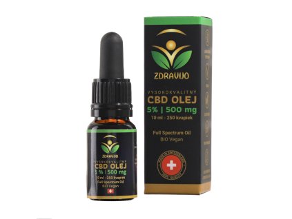 CBD olej 5% full spectrum
