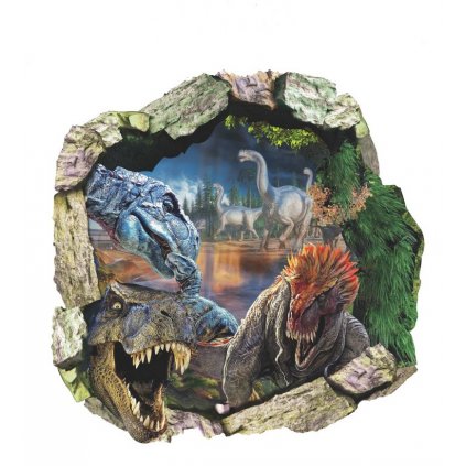 Samolepka na zeď Dinosauři Jurský park