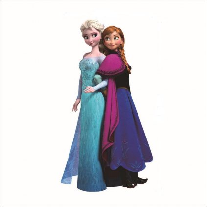 samolepka Elsa a Anna Ledové království Frozen