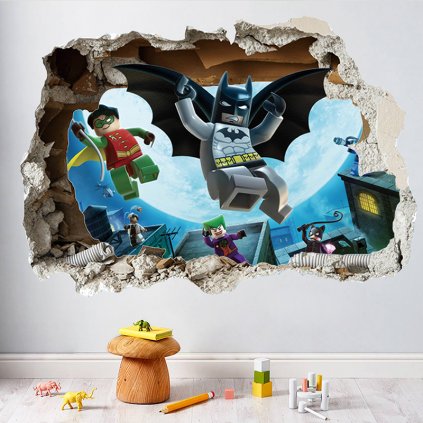 Samolepka na zeď Lego Batman