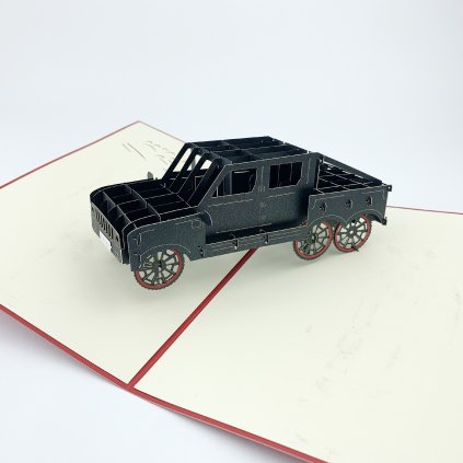 3D přání Černý Hummer