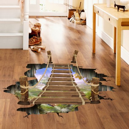 Samolepka na zeď 3D Lávka