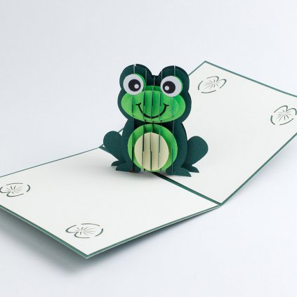 3D přání Žába