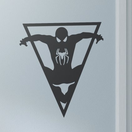 Samolepka Spiderman trojúhelník