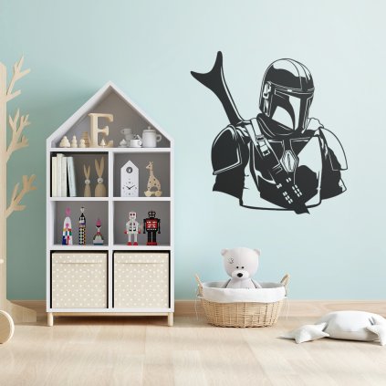Samolepka Mandalorian Star Wars