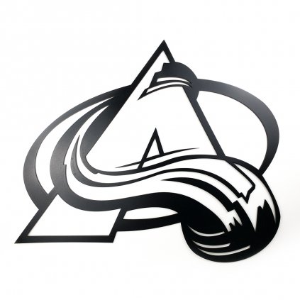 Dřevěná nástěnná dekorace Hokejový tým Colorado Avalanche