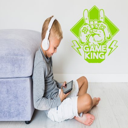 Samolepka Game King|Zivazed.cz