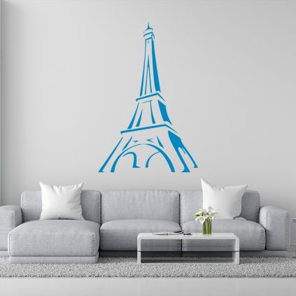 Samolepka Eiffelova věž jednobarevná|Zivazed.cz