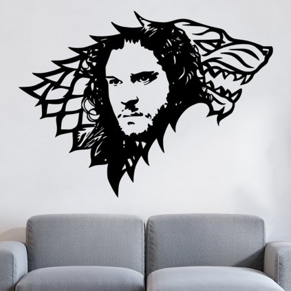 Samolepka Jon Snow Hra o trůny