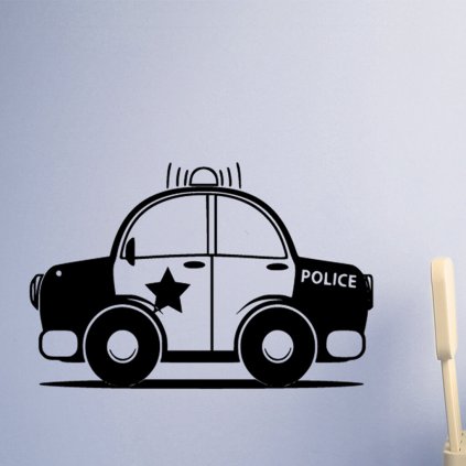 Samolepka Autíčko policejní|Zivazed.cz