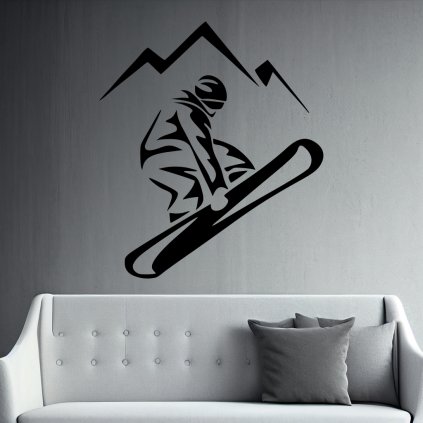 Samolepka Snowbordista