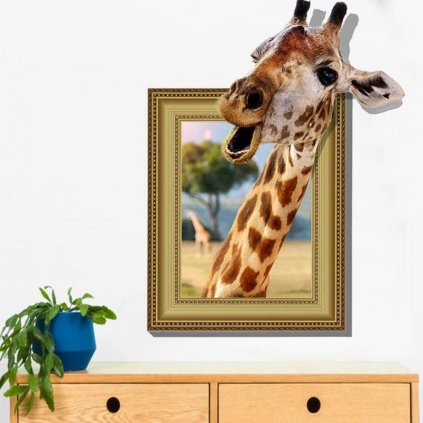 samolepka na zeď Žirafa