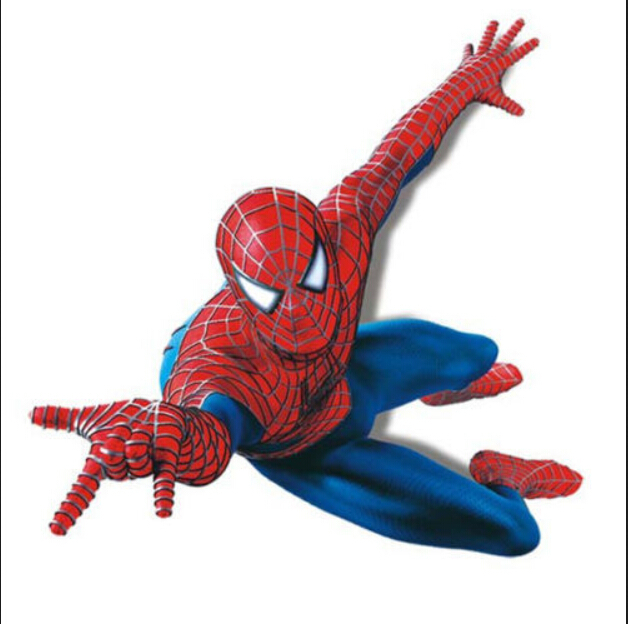 Živá Zeď Samolepka Spiderman na zdi