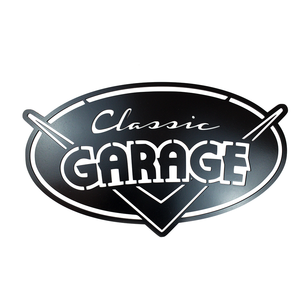 Živá Zeď Dřevěná nástěnná dekorace Classic garage černé