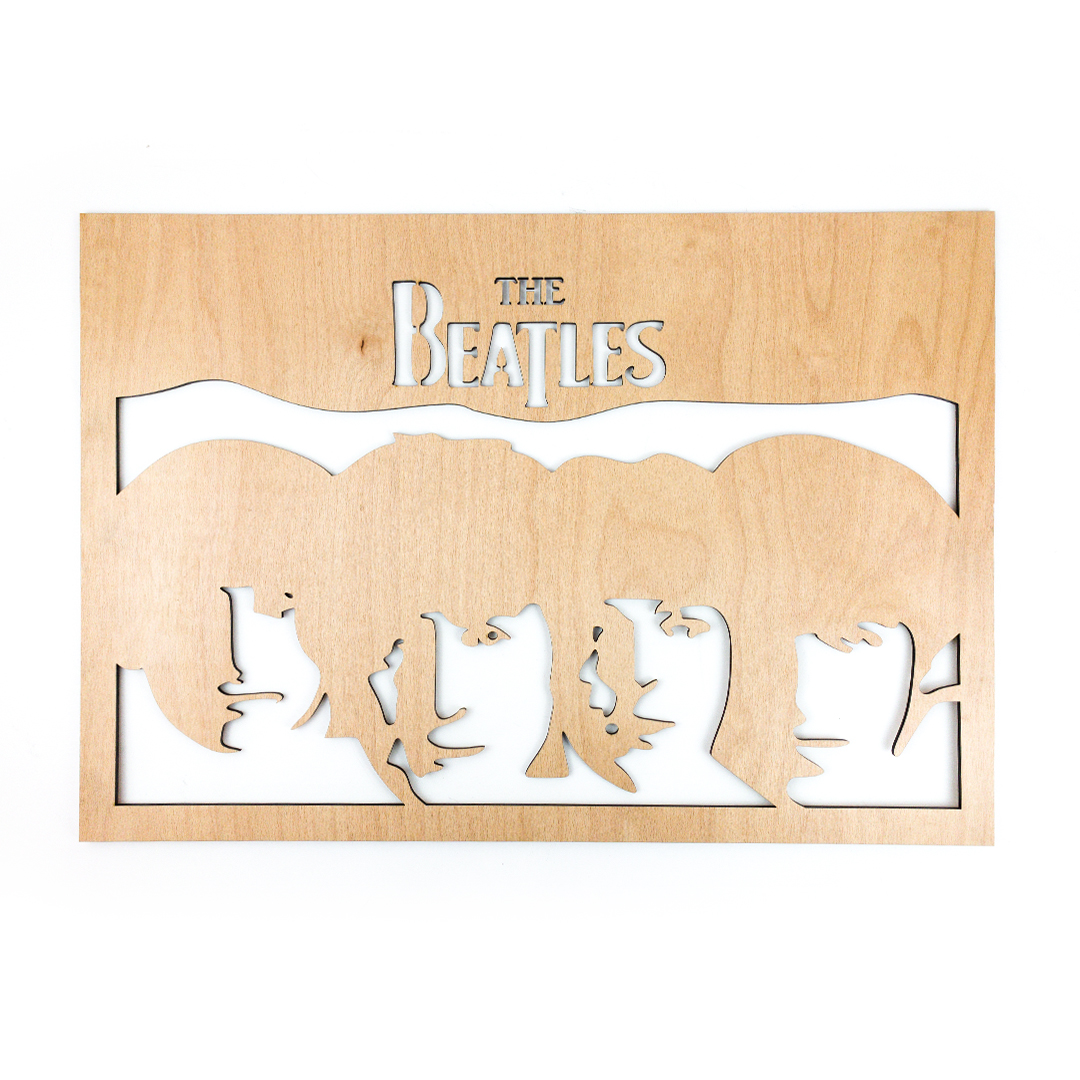 Živá Zeď Dřevěná nástěnná dekorace The Beatles